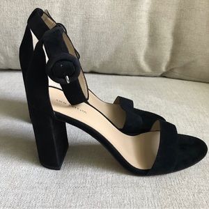 Ann Taylor suede Block Heels.